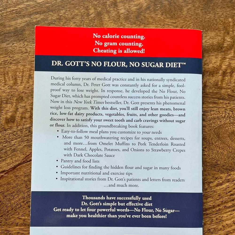 Dr Gott’s Book Bundle No Flour No Sugar Diet Book & No Flour No Sugar Cookbook